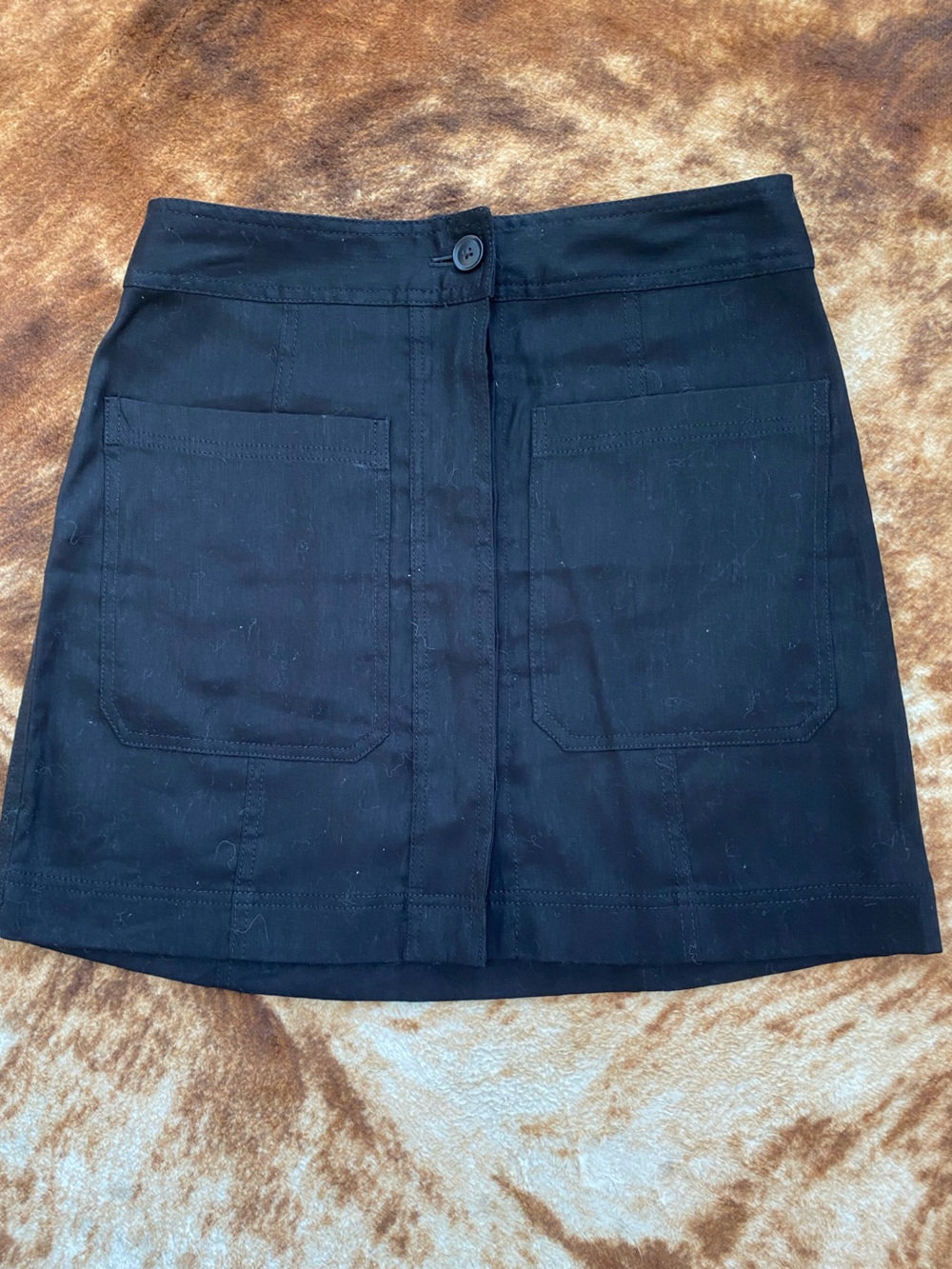 Banana Republic Button Up Linen Skirt